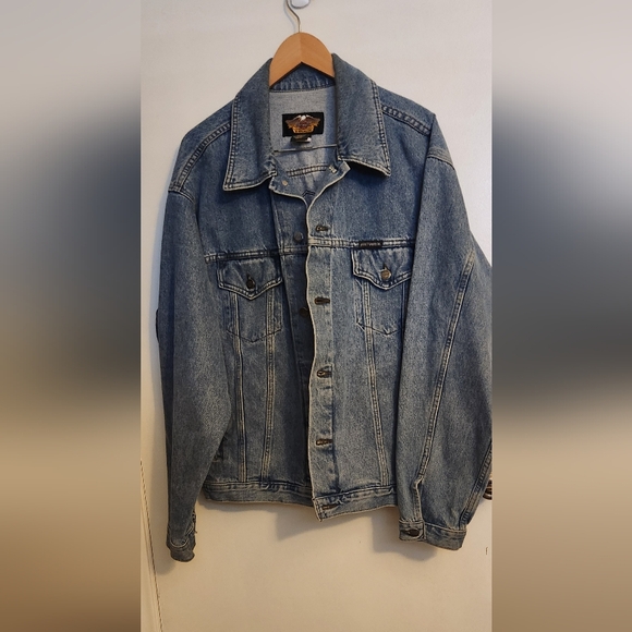 Harley-Davidson Blue Denim Jacket - Picture 3 of 7